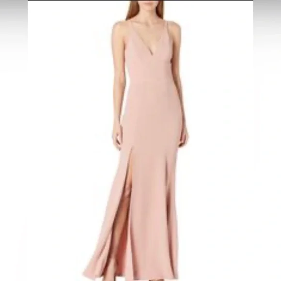 strapless open back dress Iris Gown  Dress the Population
